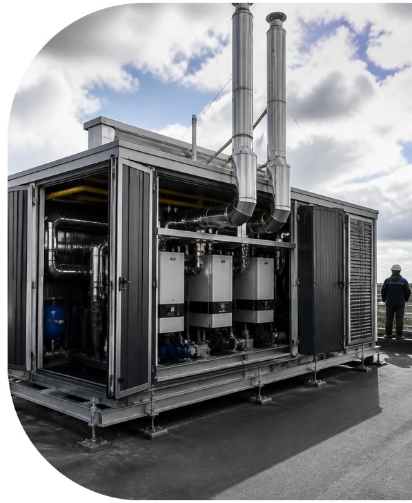 Крышная котельная под ключ в Киржаче от 3093000 р. | АПаруса-Крж